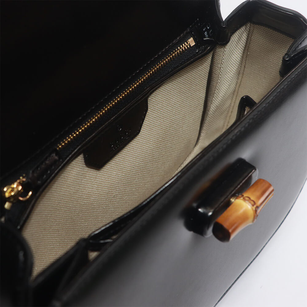 G*u*i bamboo 1947 medium top handle bag(tax-free grade)