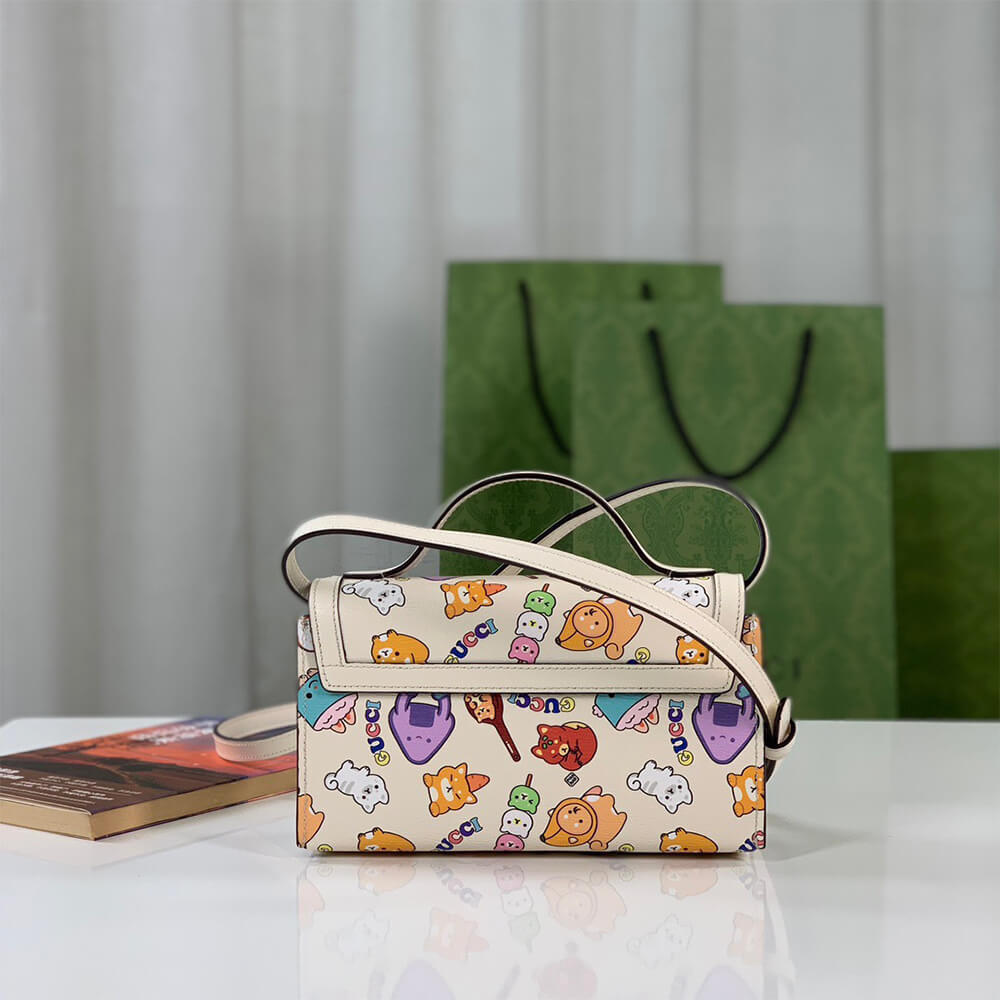 padlock G*u*i animal print mini bag