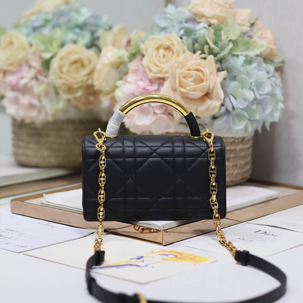 Small FLAP BAG WITH TOP HANDLE