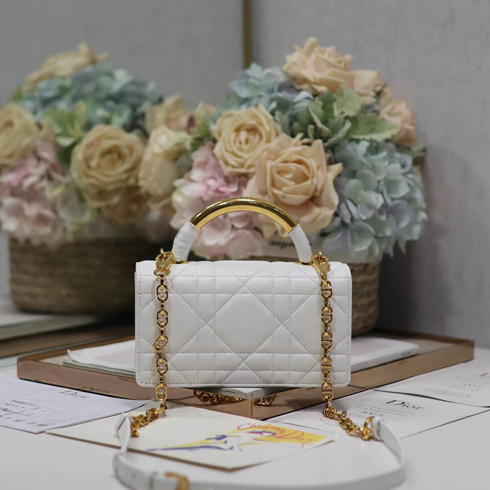 Small FLAP BAG WITH TOP HANDLE