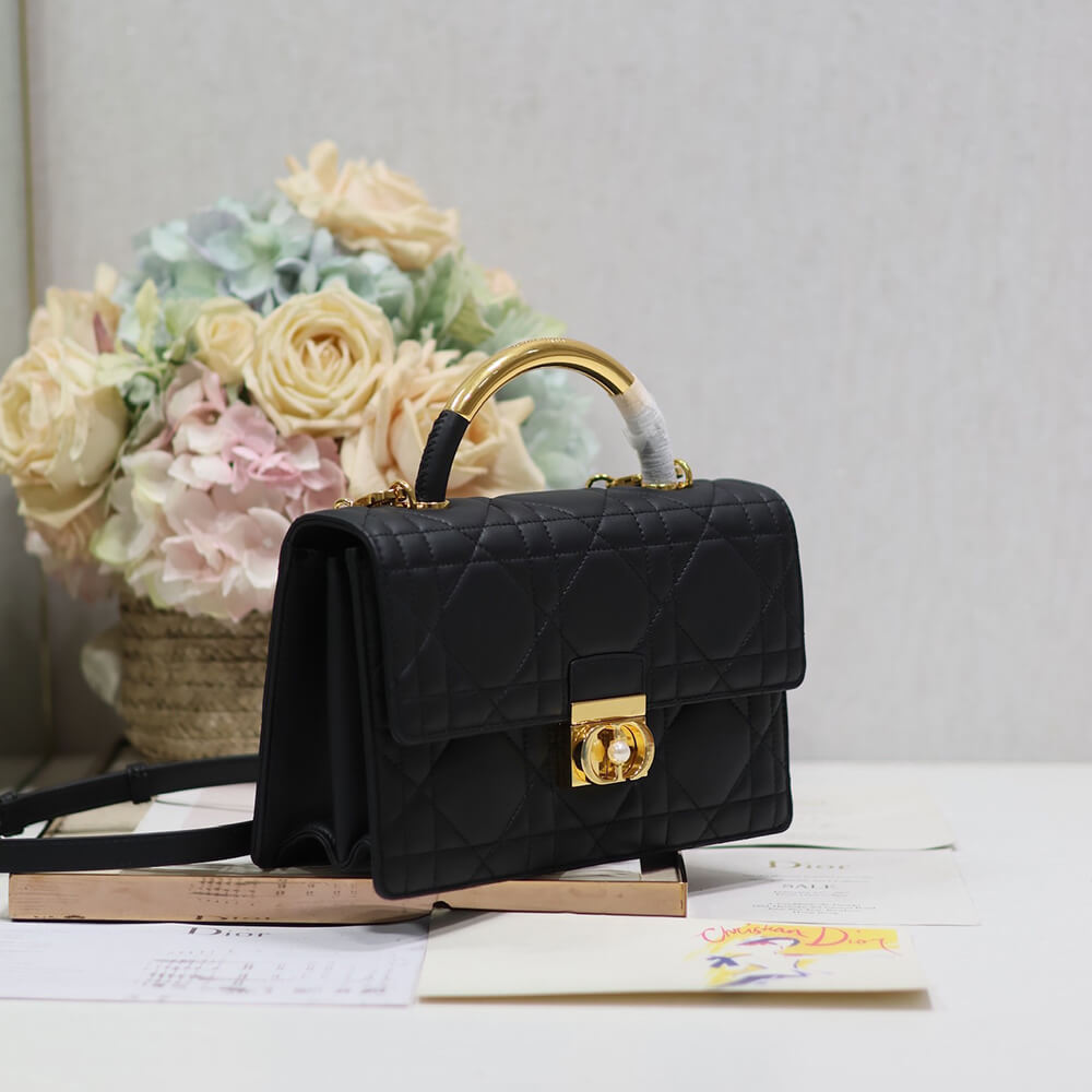 MINI FLAP BAG WITH TOP HANDLE