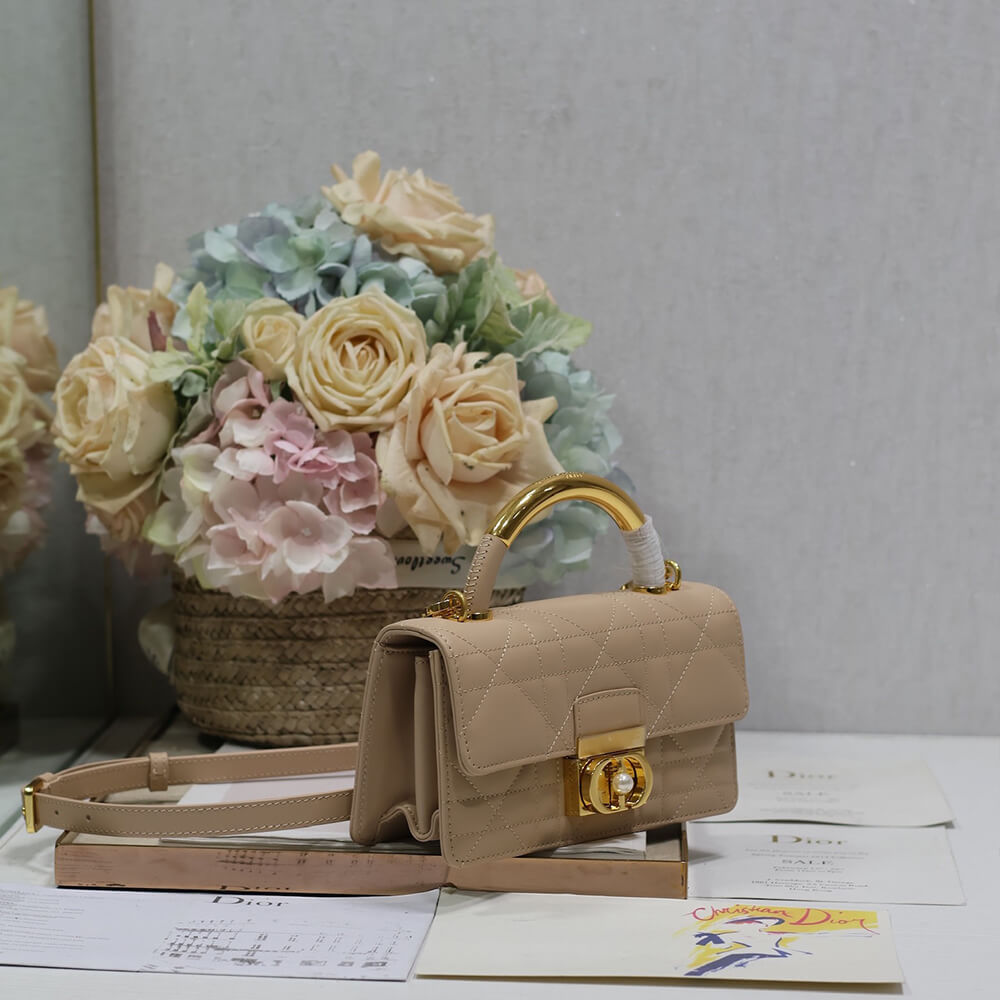 Small FLAP BAG WITH TOP HANDLE