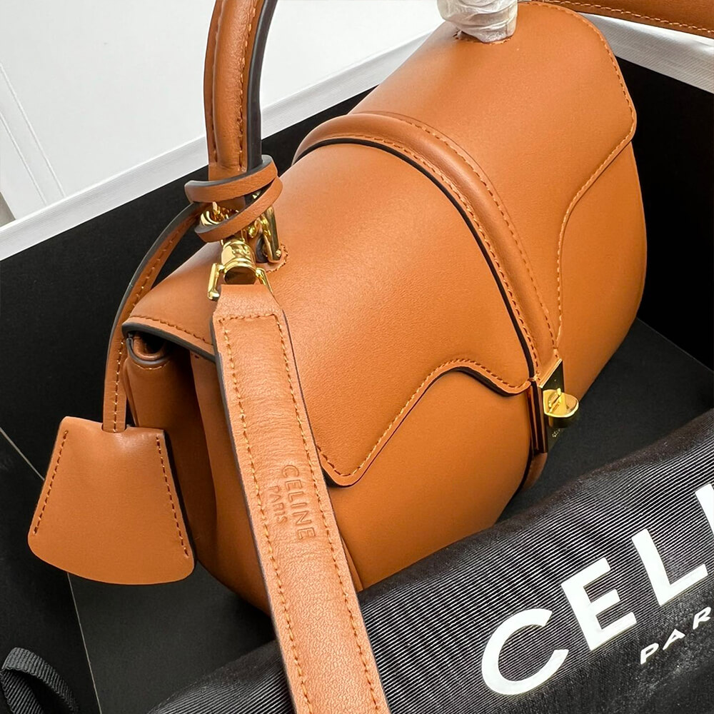 MINI FLAP BAG WITH TOP HANDLE