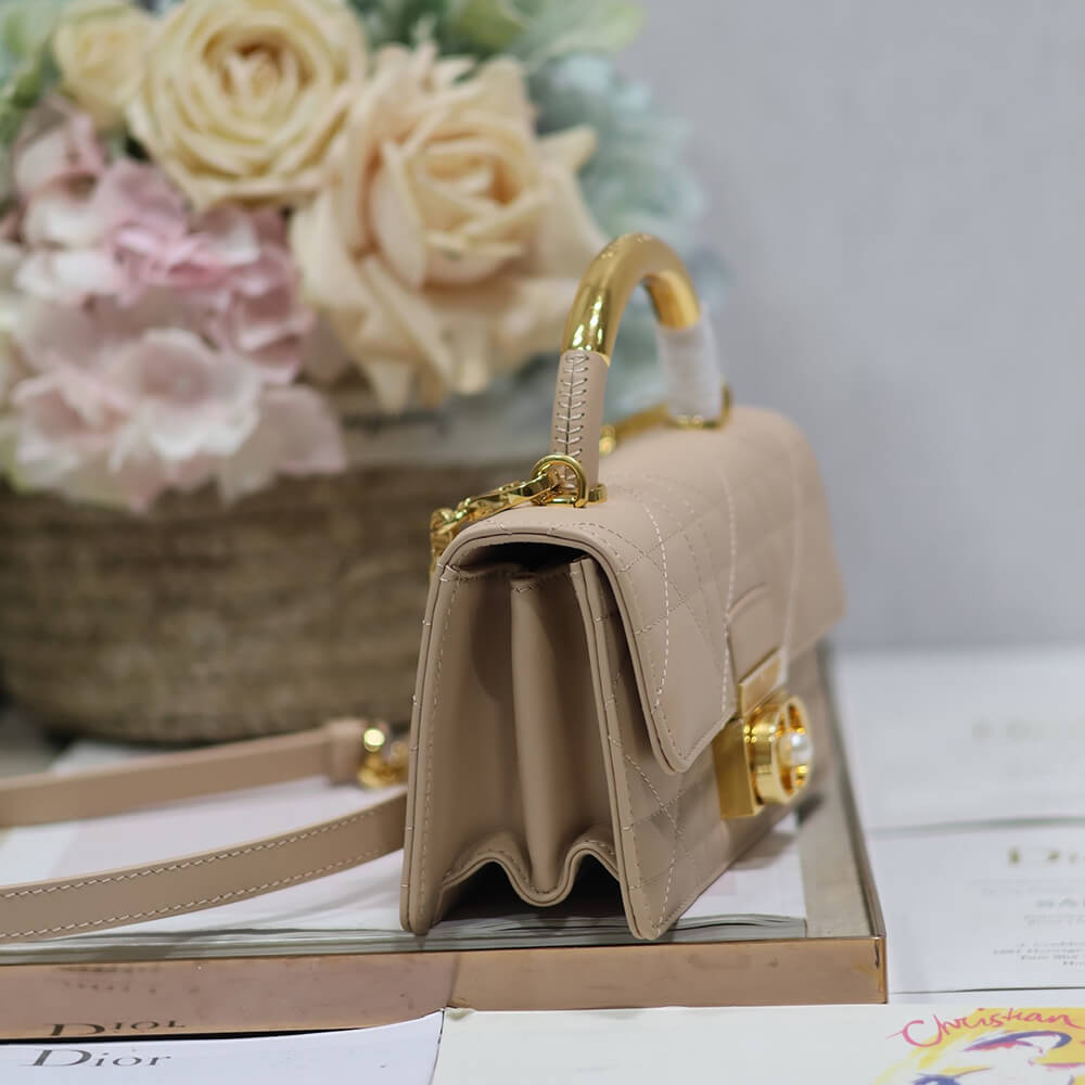 Small FLAP BAG WITH TOP HANDLE