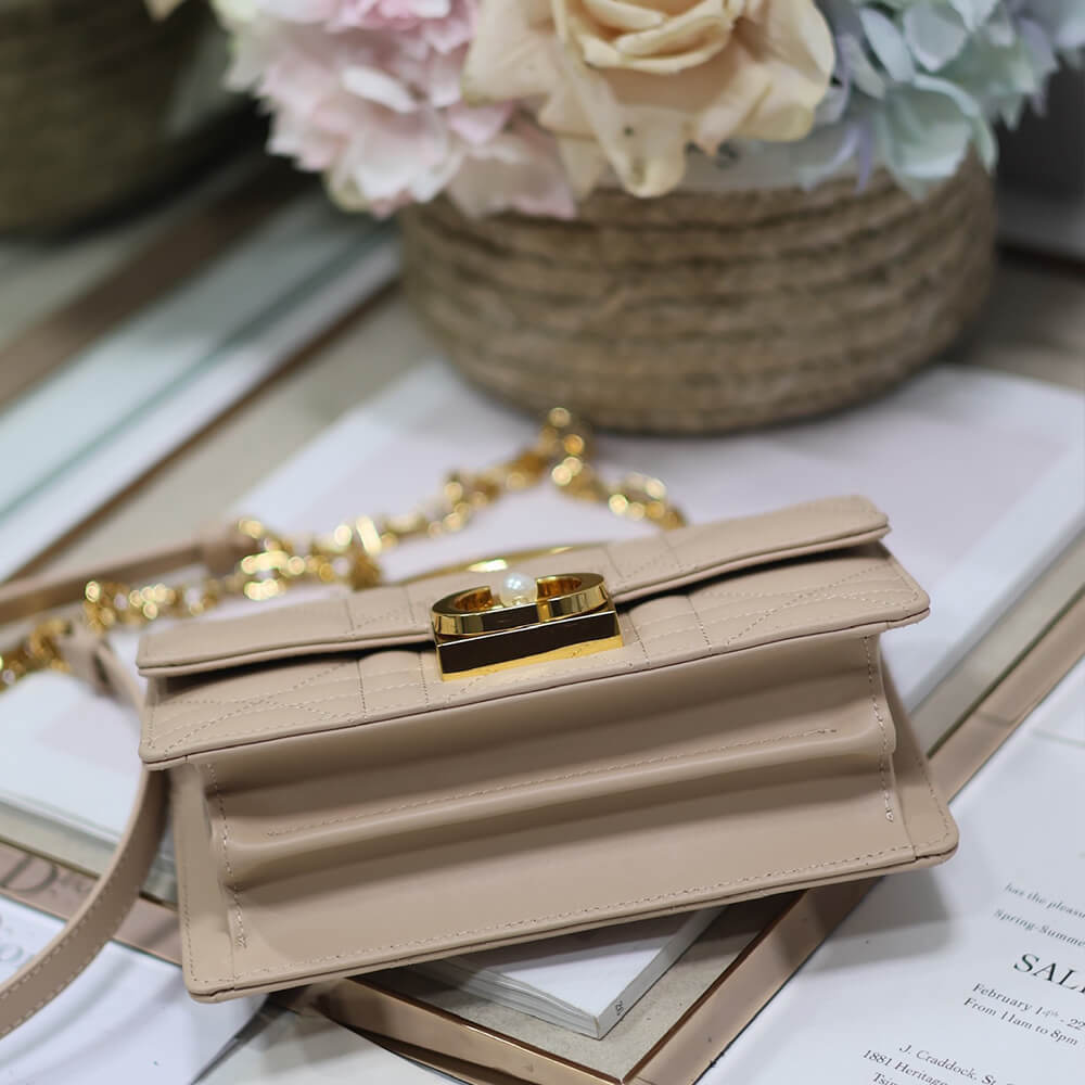 Small FLAP BAG WITH TOP HANDLE