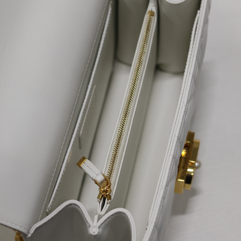 MINI FLAP BAG WITH TOP HANDLE
