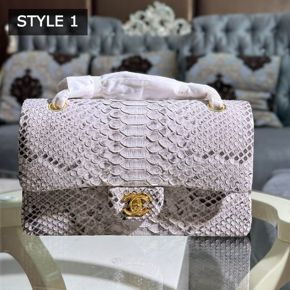 CHANEL Classic Flap Medium in Python(High-end Grade)