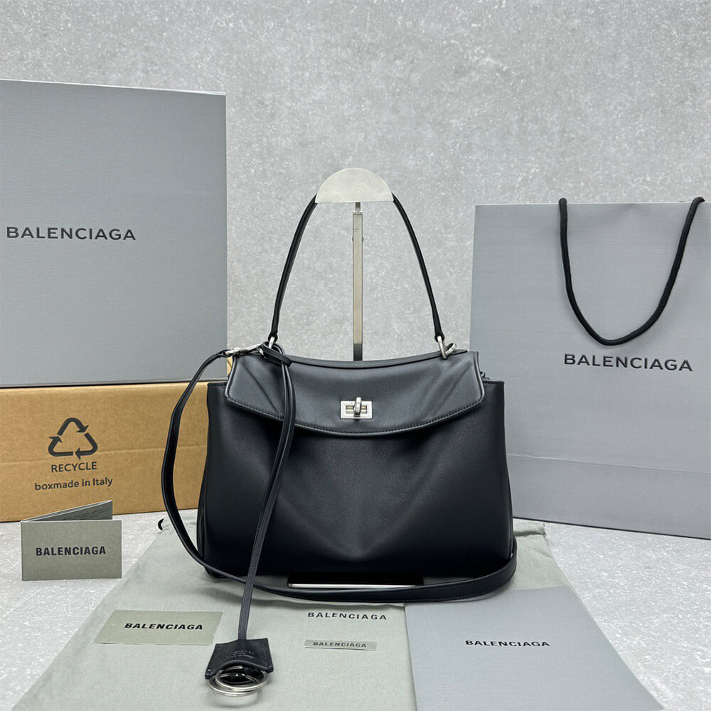 Balenciaga Women’s Rodeo Small Handbag in Black(high-end grade)