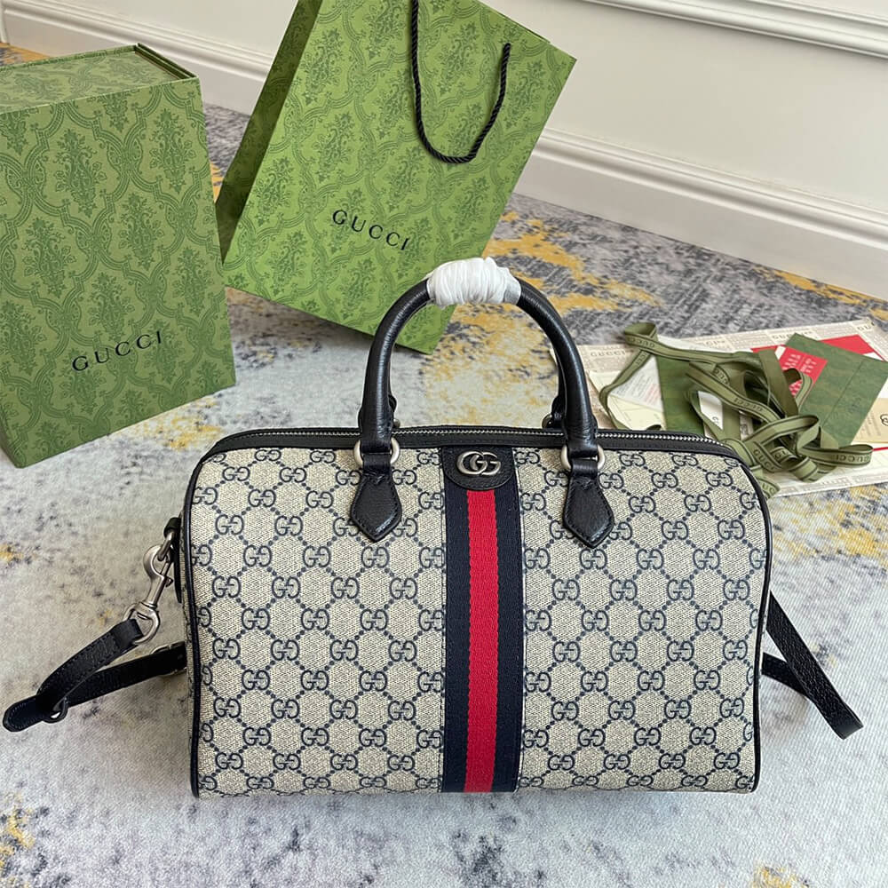 G*u*i ophidia medium top handle bag