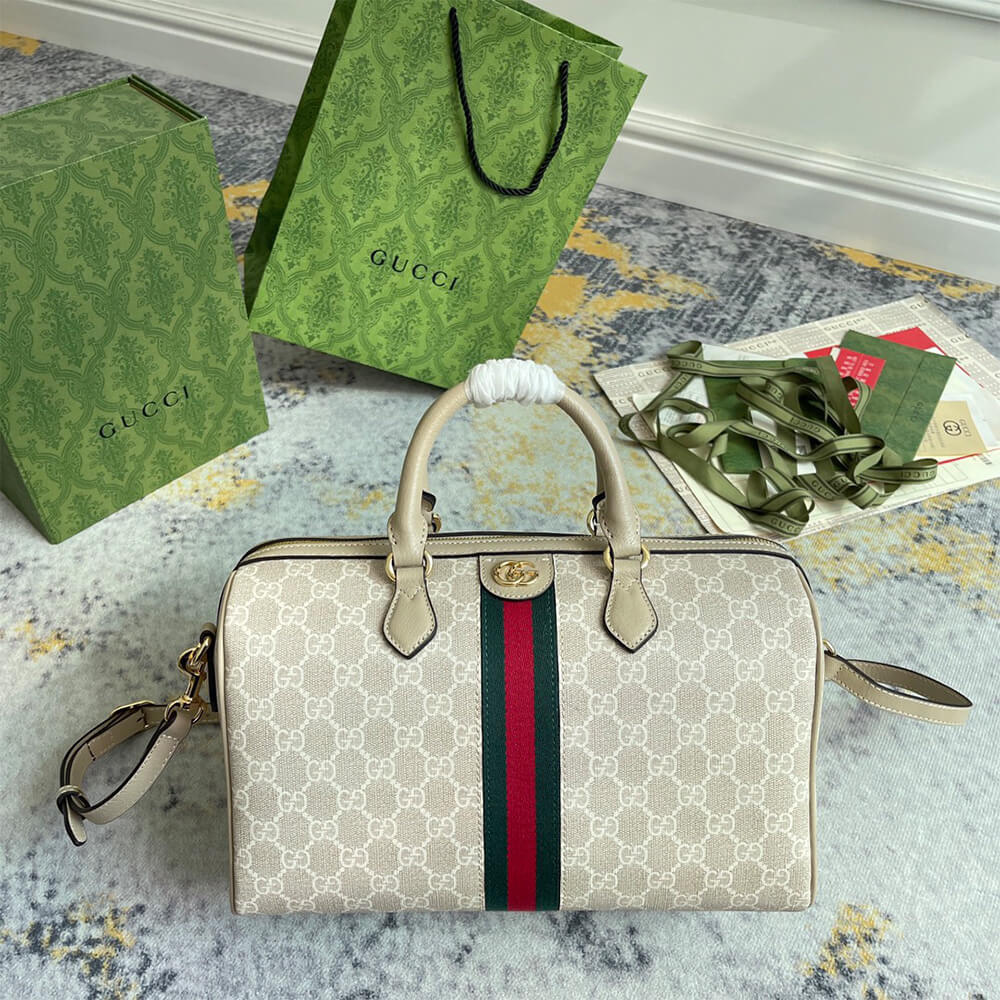 G*u*i ophidia medium top handle bag