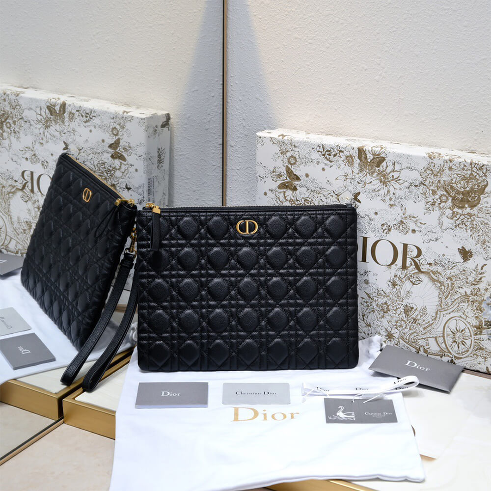 Large Dior Caro Daily Pouch(HIGH-END GRADE)