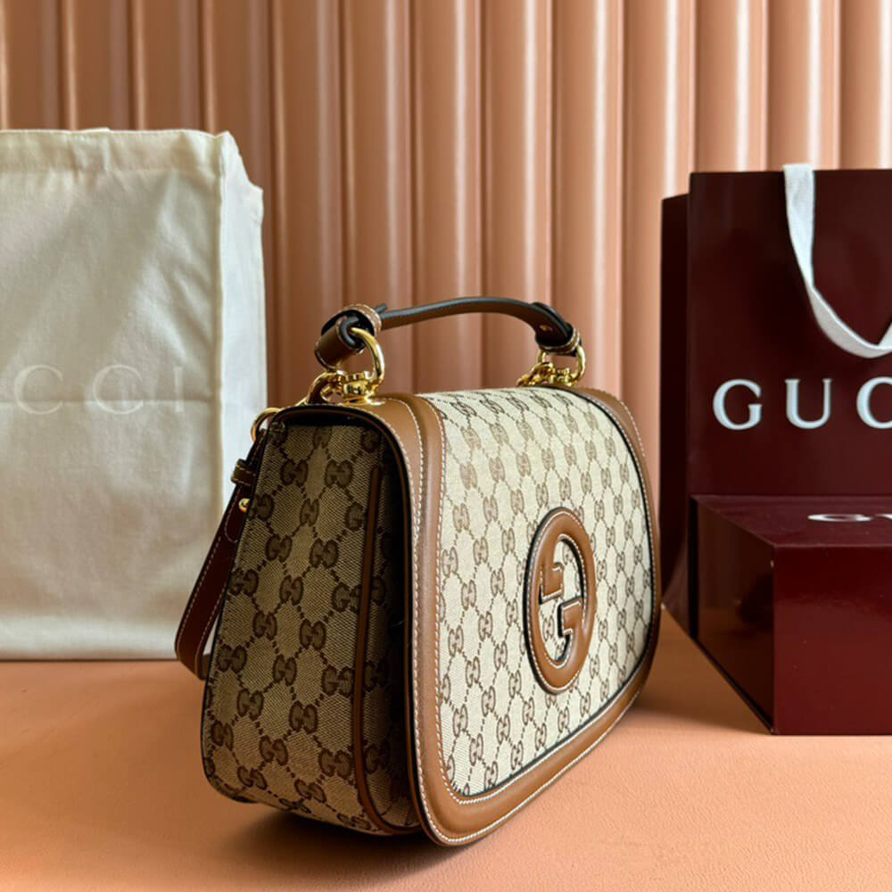 G*u*i blondie medium top handle bag