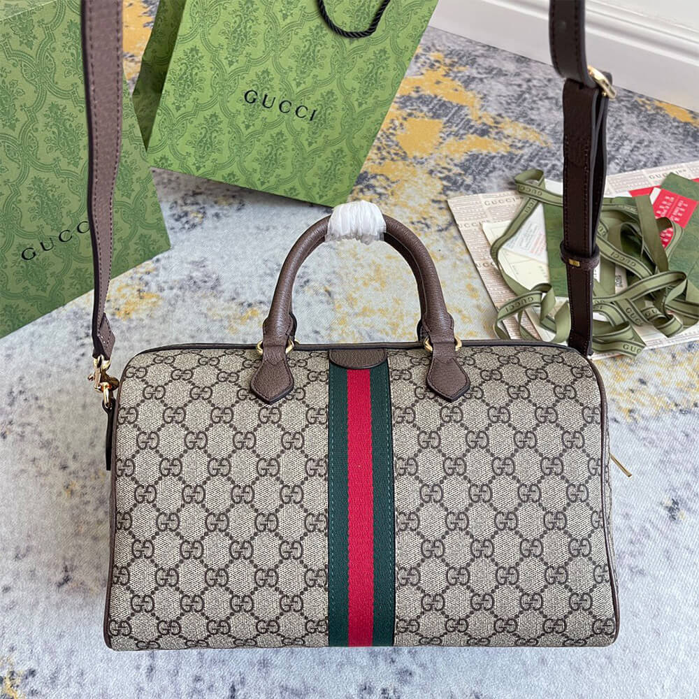 G*u*i ophidia medium top handle bag