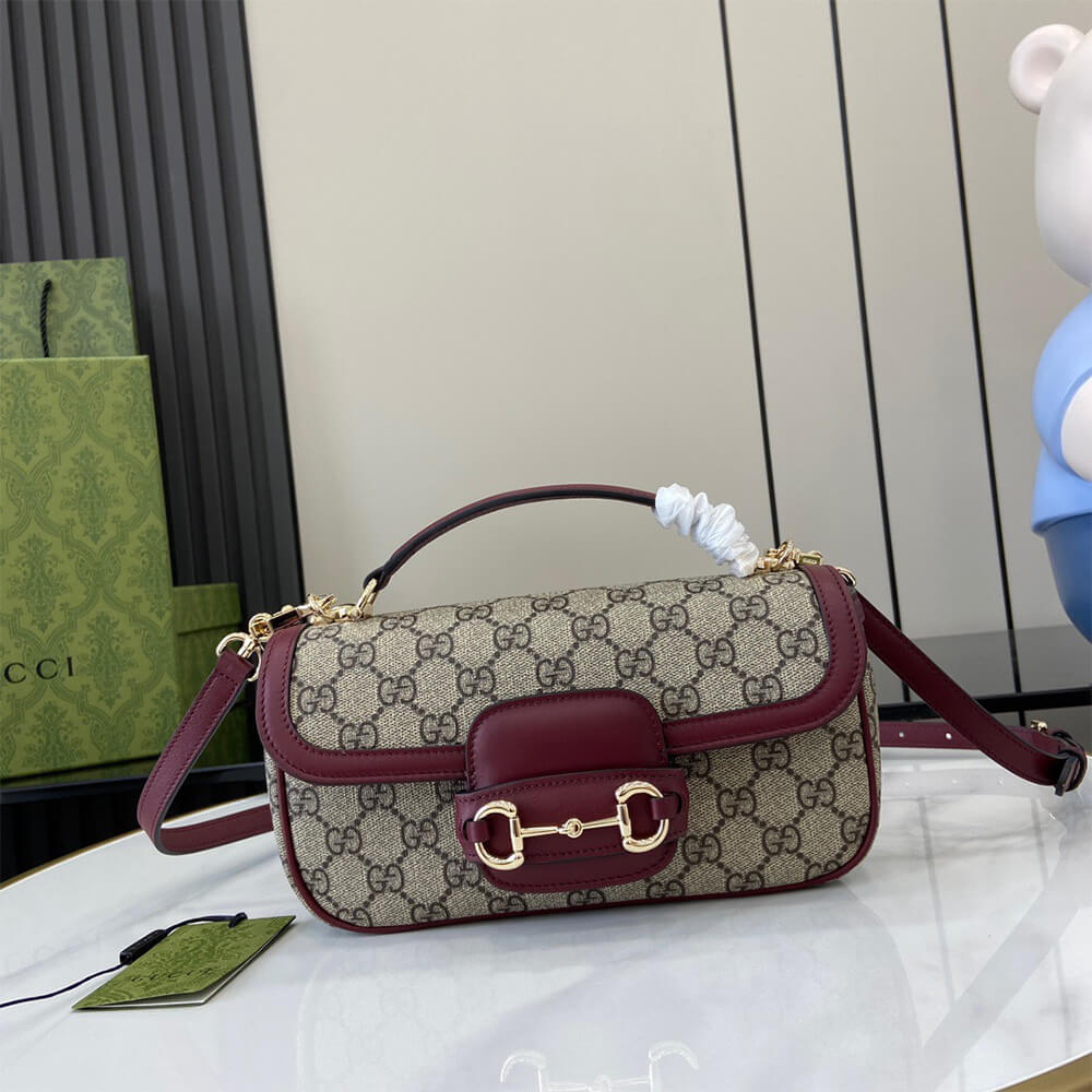 G*u*i horsebit 1955 soft small top handle bag