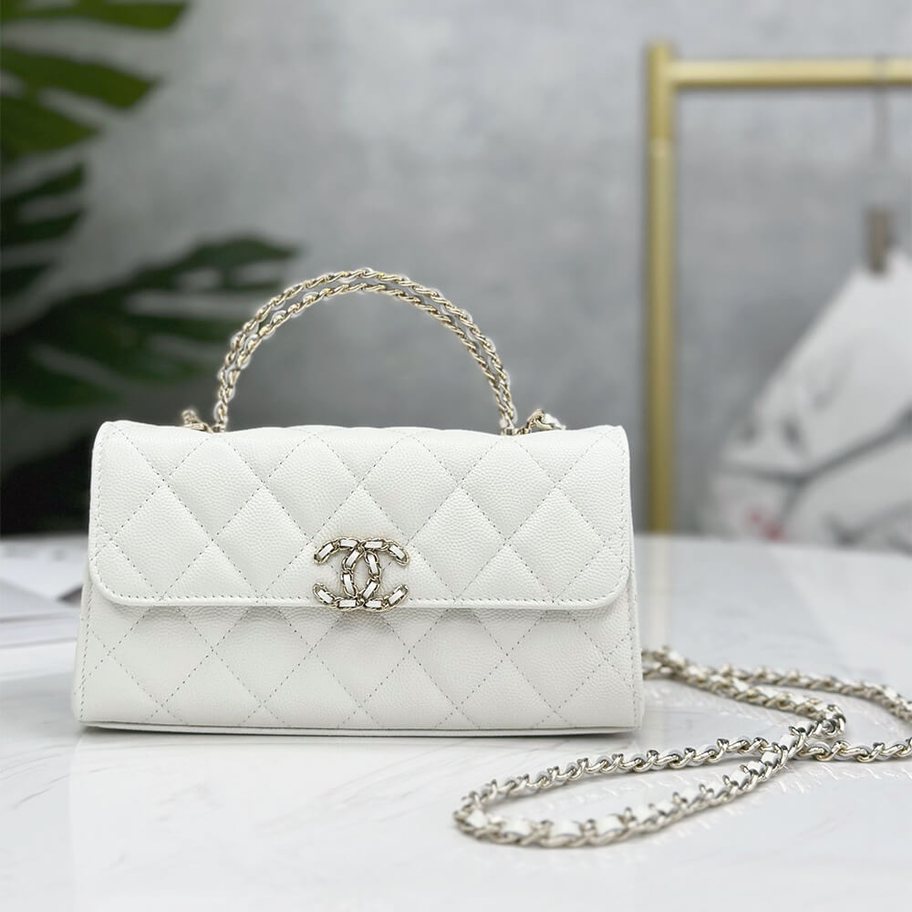 Chanel Flap Phone Holder with Chain(HIGH-END GRADE)