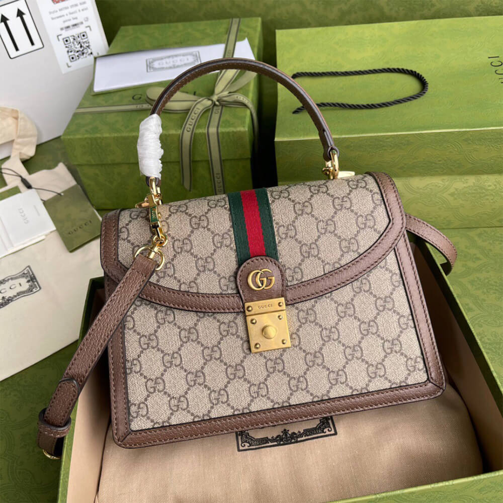 G*u*i ophidia medium top handle bag(high-end grade)
