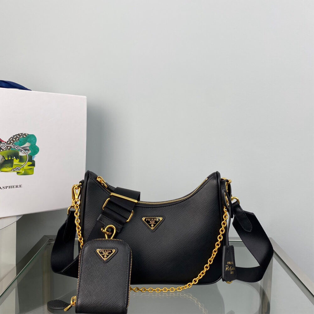 Prada Re-Edition 2005 Saffiano leather bag(high-end grade)